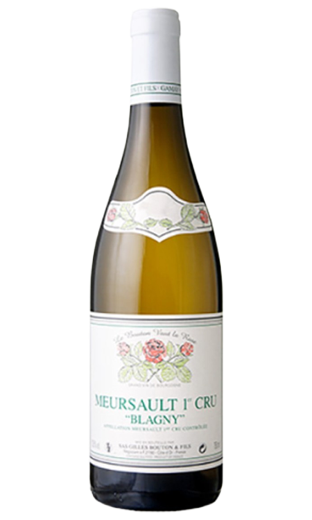 chardonnay white wine from the village of meursault in burgundy made by the family gilles bouton