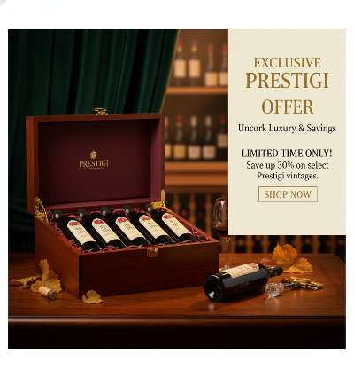 Prestigi Wine Offer Hero Banner